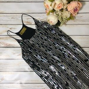 ✨NWOT✨Nicole Miller A-Line Sequin Midi Dress
